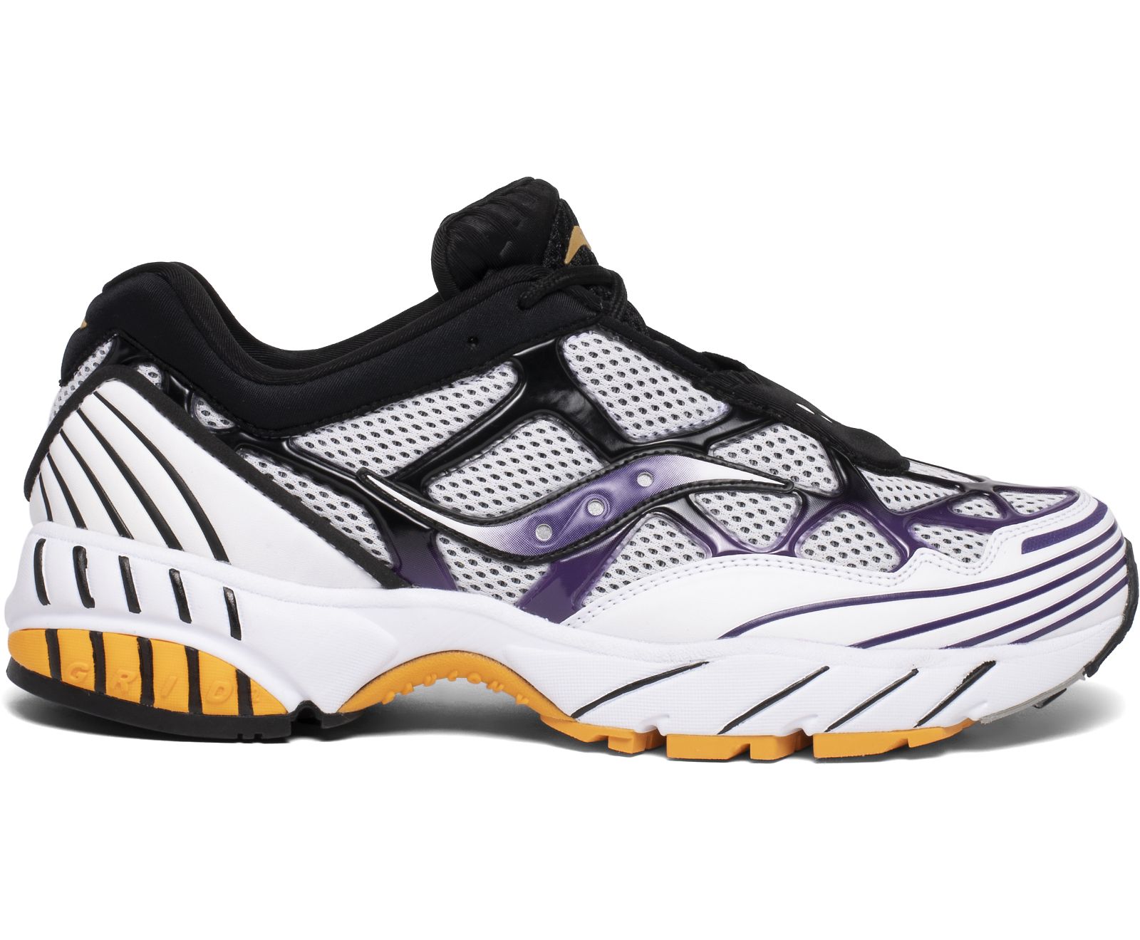 Originals Saucony Grid Web Hombre Blancos Morados Amarillos | México 376SGLO